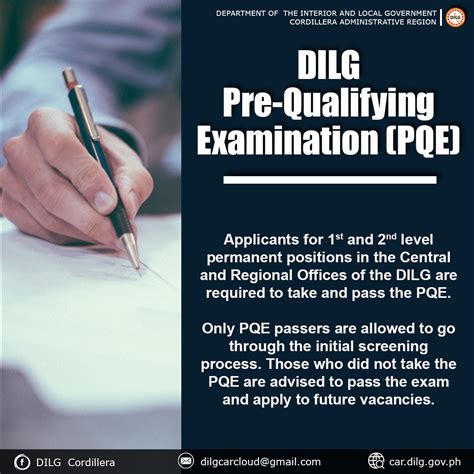 pre qualifying exam dilg|DILG: Department of the Interior and Local Government.
